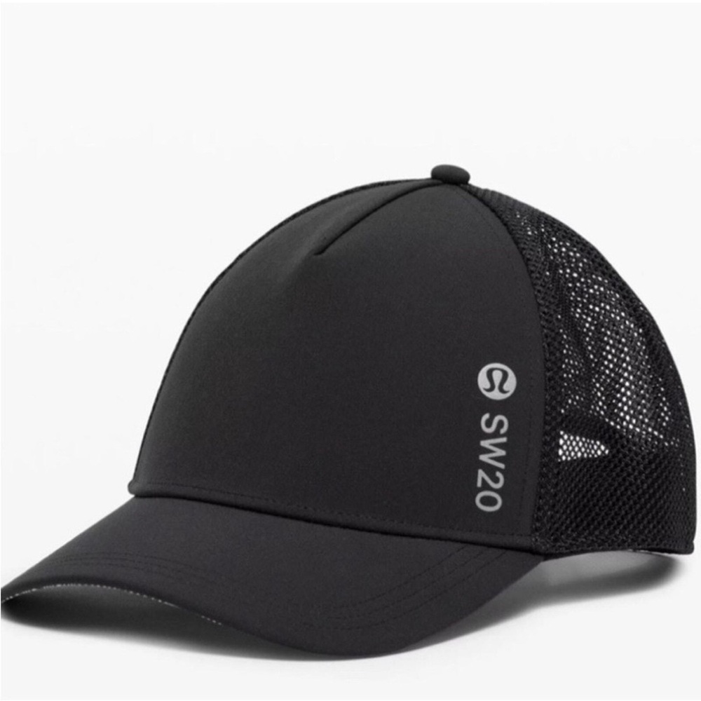 Lululemon Seawheeze Hat - Black Mesh Cap